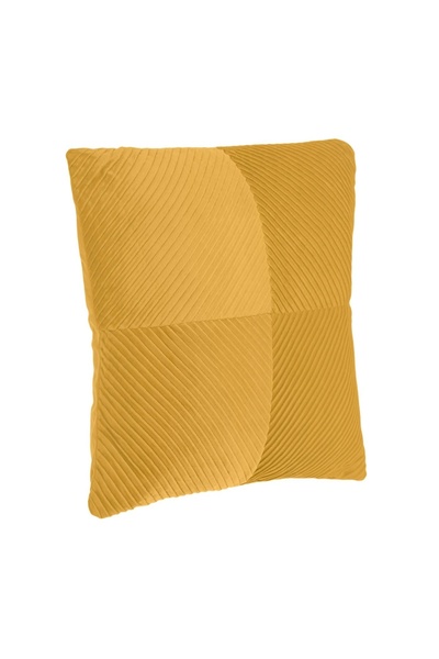 OEM Pernă Decorativa de Iarna Velvet Galben Mustar Reliefata 45x45cm – reîmpr...