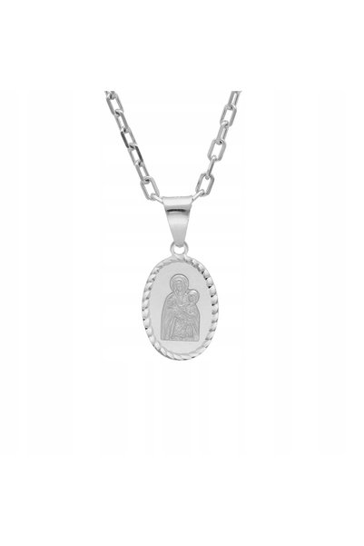 NO BRAND Medalia Maicii Domnului Scapular de la Negru