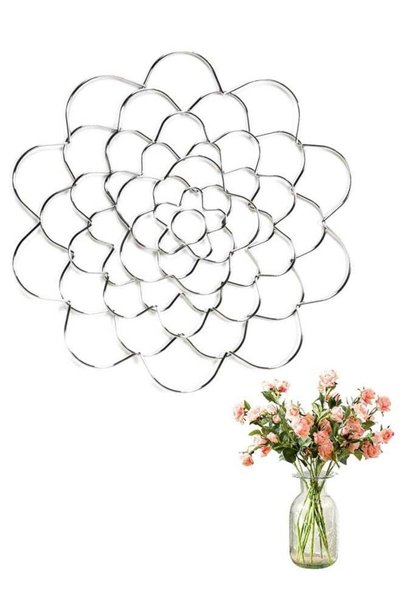 Generic Stainless Steel Flower Grid Holder Vase Bouquet Fixing Arrangement Tool