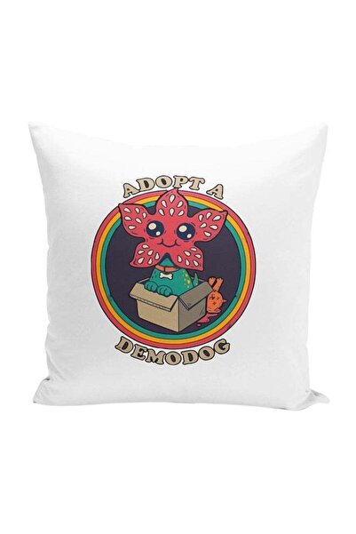 Generic Adopt A Demodog Cute Stranger Things Decorative Throw Pillow White 16...