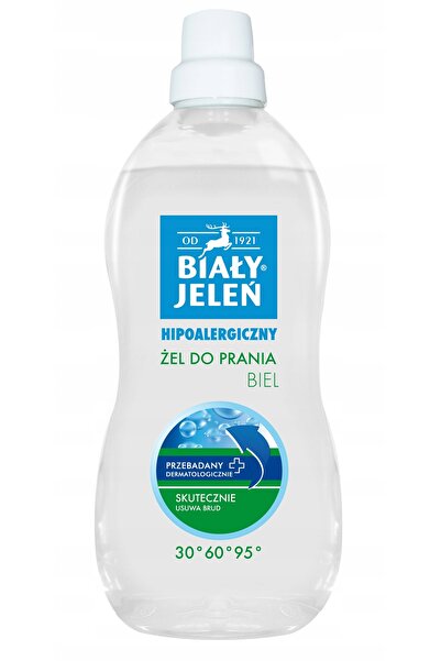 Biały Jeleń Detergent lichid gel pentru rufe albe BIELI Hipoalergenic 2x1,5L