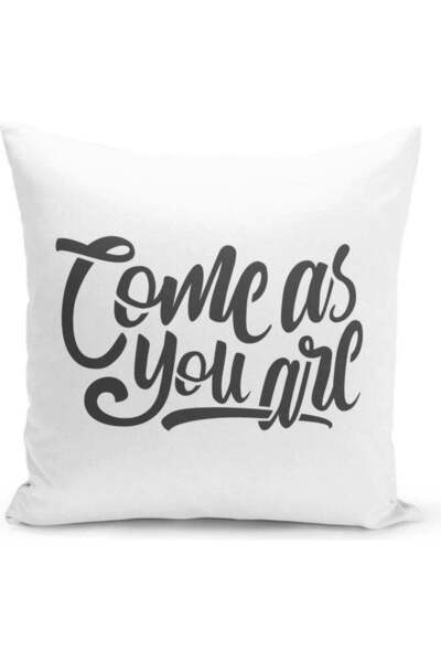 Generic Come As You Are Decorative Pillow Multicolour