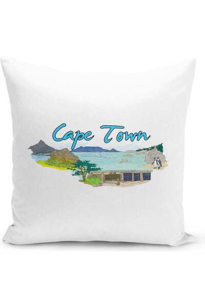 Generic Cape Town Design Decorative Pillow Multicolour