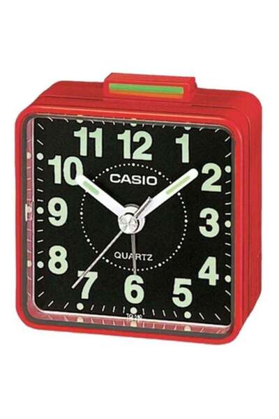 Generic Analog Alarm Table Clock Red/Black