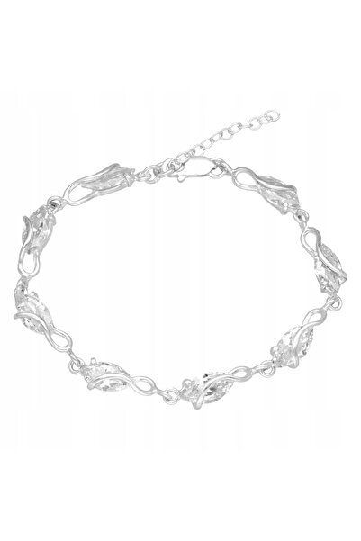 NO BRAND Brățară din argint 925 cu zirconiu alb |   Cadou |   Elegant |   Argint