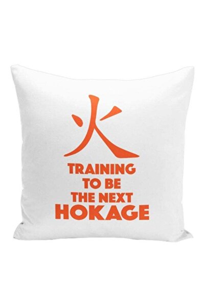 Generic Training To Be The Next Hokage Printed Decorative Pillow White/Orange...