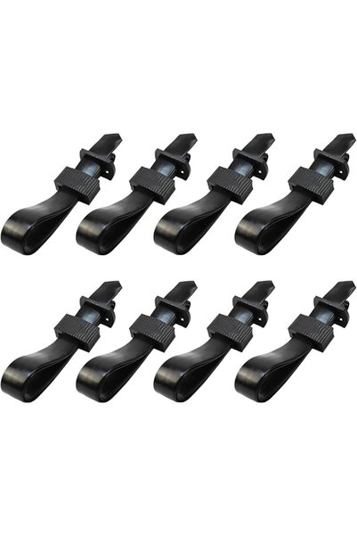EXCEFORE 8 Pcs Heavy Duty Adjustable Rubber Tree Ties, Tree Support Straps fo...