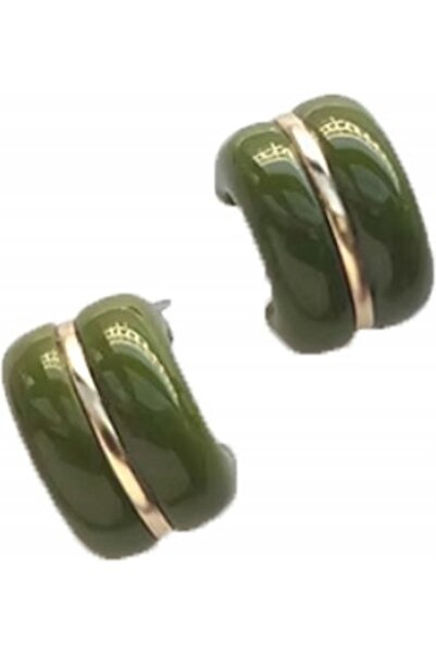 NO BRAND Cercei tip știft cu design modern, verde fistic, eleganți, stilați ș...