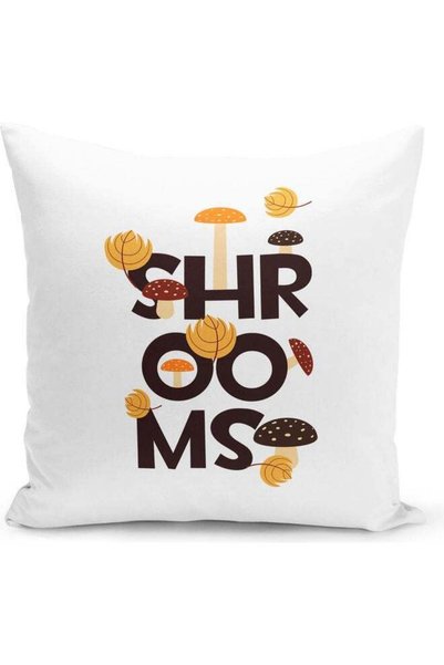 Generic Mushroom Design Decorative Pillow Multicolour