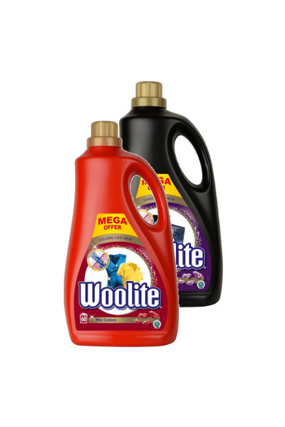 Woolite SEMNISTE DE CULORI LICHID DE SPĂLARE A CULORILOR KREATIN THERAPY 2x3,...