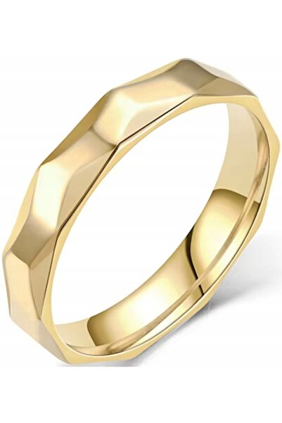 NO BRAND Inel minimalist din aur, cu design modern, elegant