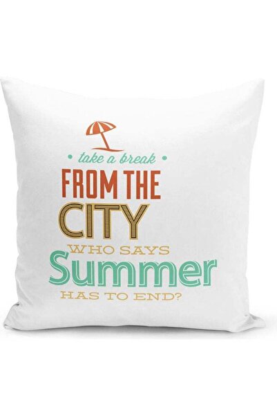 Generic Take A Break Decorative Throw Pillow White