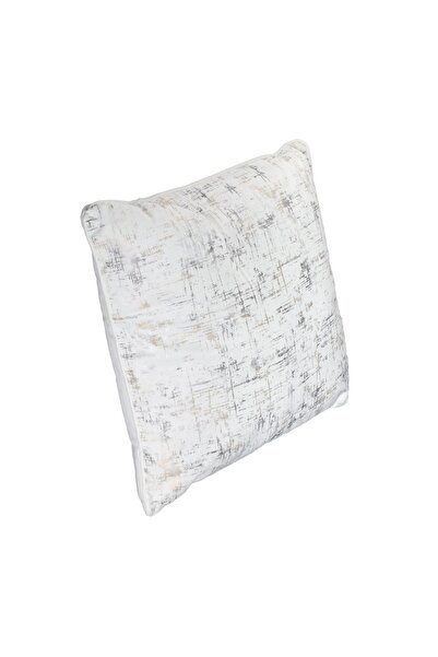 OEM Pernă Decorativa de Iarna Ecru Velvet cu Model din Folie Aurie 45x45cm – ...