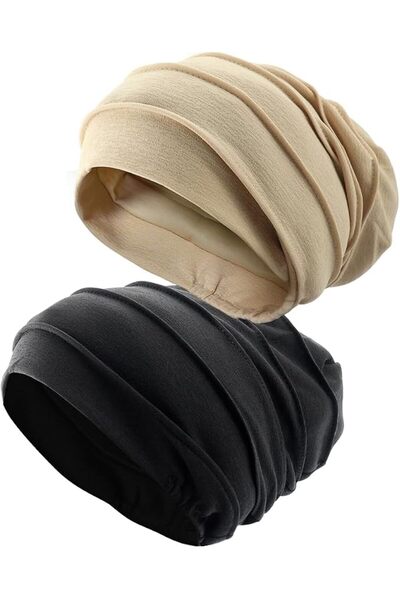 GENERAL NODG 2 Pack Cotton Slouchy Beanie Fashion Hats Soft Lightweight Runni...