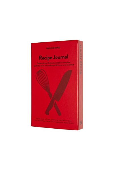 Moleskine Caiet Jurnal de Rețete Passion 13x21cm roșu