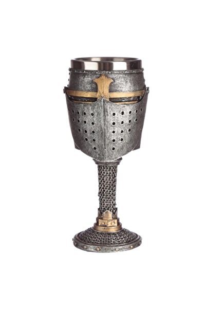 NO BRAND EPICKI KUFEL KIELICH OBIAD CU GHEARĂ, OȚEL INOXIDABIL, 200ML, LARP RPG