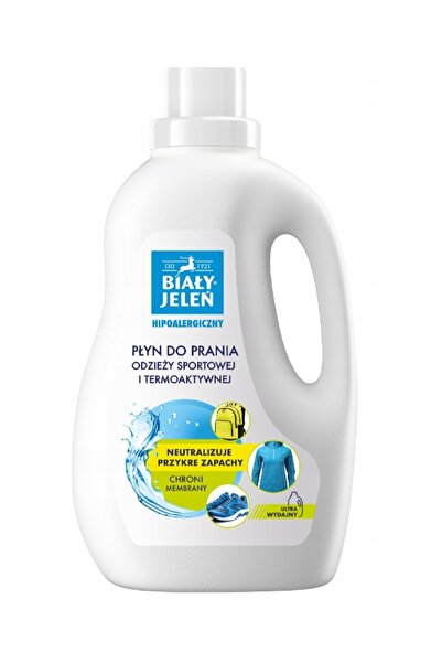 Biały Jeleń 2x BIEL Detergent Gel Hipoalergenic Lichid Pentru articole ALBE 1.5l