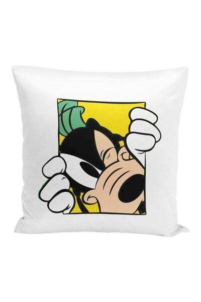 Generic Goofy Design Throw Pillow Multicolour 16x16inch