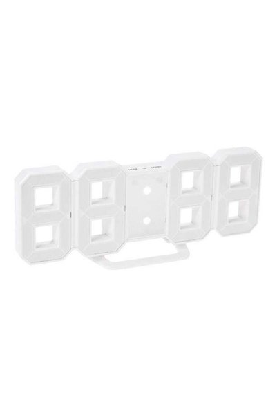 Generic Multifunctional Large Led Digital Wall Clock White 212x83x35cm