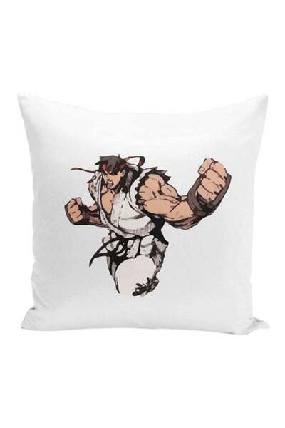 Generic Yu Street Fighter Throw Pillow With Stuffing Multicolour 16x16inch