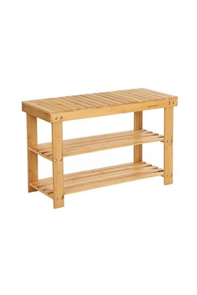 SONGMICS Bancă cu suport pentru încălțăminte Model Isabelle, 28.5x70x45 cm