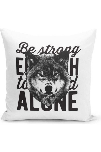 Generic Strong As Wolf Decorative Pillow Multicolour