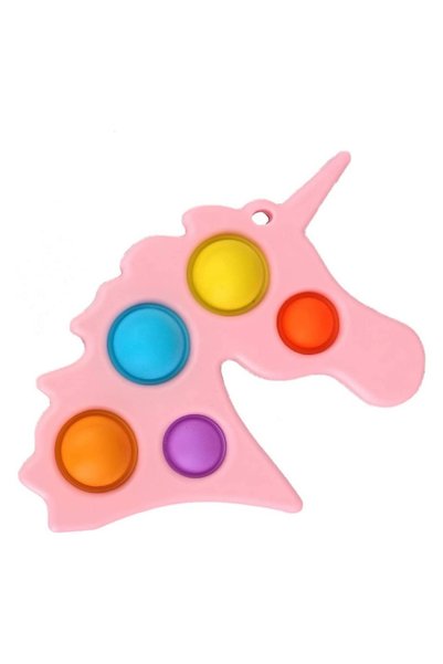 OEM Jucărie Antistres - Fidget Toy, Simple Dimple, Unicorn, Roz, pentru Relax...