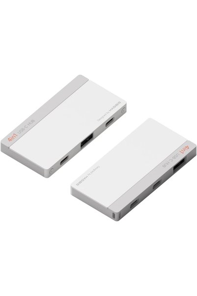 Hagibis Ultra Slim USB C Hub, 5 in 1 Multiport USB Type-C Converter Adapter