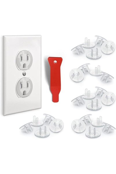 Baby.elegance Baby Proof Me 24 Outlet Covers for Baby Proofing, Plug Covers C...