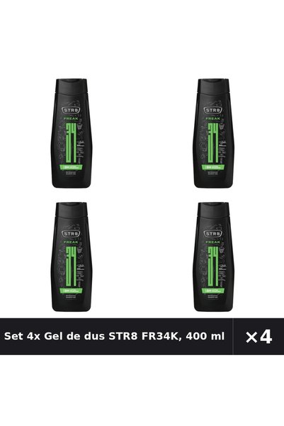 str8 Set 4x Gel de dus FR34K, 400 ml