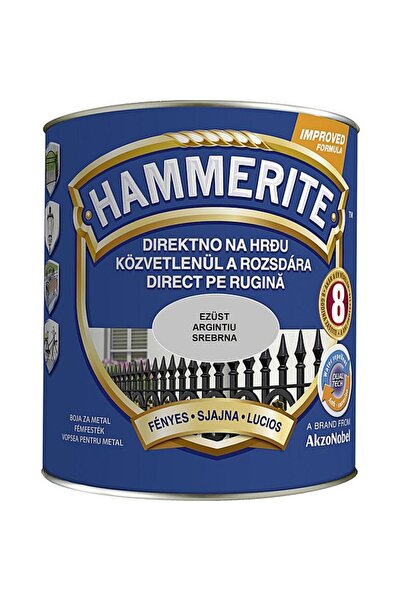 Hammerite Γυαλιστικό σμάλτο, ασημί, 2,5 λίτρα