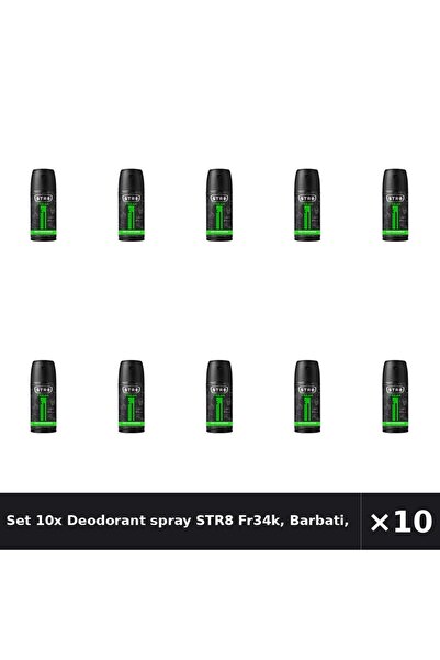 str8 Set 10x Deodorant spray Fr34k, Barbati, 150 ml