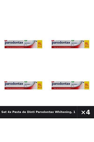Parodontax Set 4x Pastă de dinți pentru albire, 100 ml