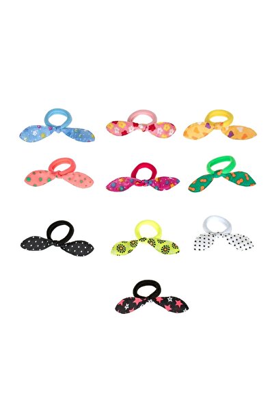 OEM Elastice Păr Frotte Colorate cu Fundite pentru copii - 10buc – ții părul ...
