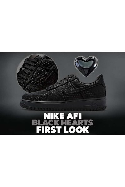 Nike Air Force 1 Retro Valentine’s Day 'Black' Unisex Sneaker Ayakkabı (Blue ...