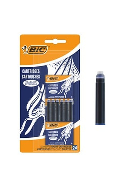 OEM Rezerve cu Cerneala Termosensibila Albastra pentru Stilou BIC - 24buc