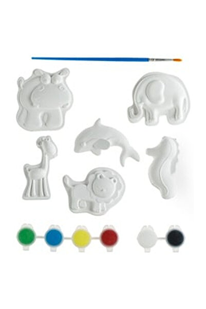 OEM Creative Accessories Set from Plaster Animals Paint Brush - 13pcs