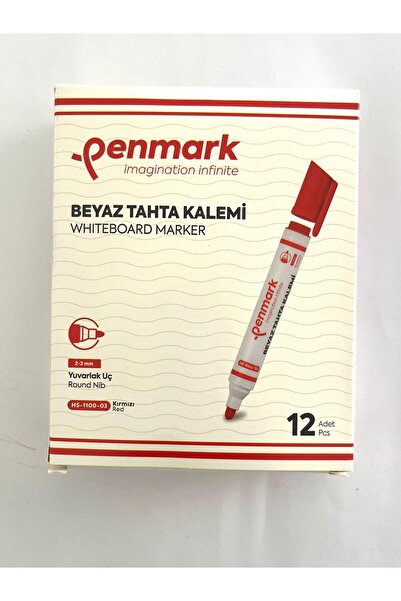 PENMARK Beyaz Tahta Kalemi 12'li Ekonomik Paket , Yazı Tahtası Kalemi , Ofis ve Okul İçin