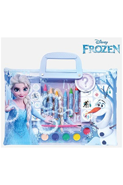 OEM Σετ Ζωγραφικής Παγωμένης Περιπέτειας Frozen με Διαφανή Τσάντα - AS