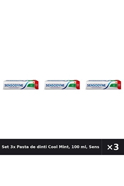 Sensodyne Set 3x Pasta de dinti Cool Mint, 100 ml,