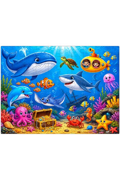 wdesing Sea Creatures 100 Piece Puzzle