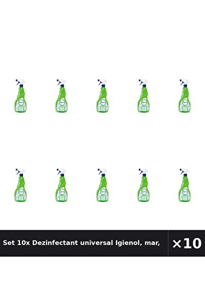 Igienol Set 10x Dezinfectant universal Igienol, mar, 750 ml