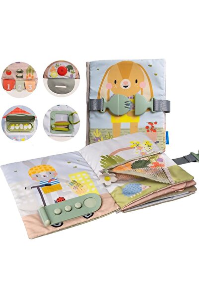 Taf Toys ألعاب مونتيسوري للأطفال من عمر 1 إلى 3 سنوات، كتاب أنشطة تعليمية للأ...
