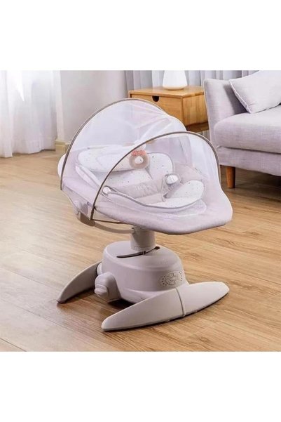 My Baby كرسي هزاز الكتروني للأطفال لون بيج