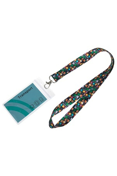 OEM Colorful Minecraft Lanyard Badge