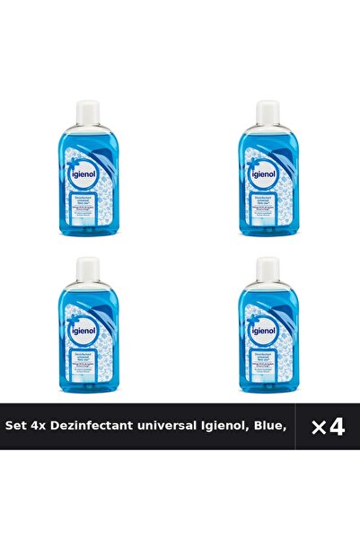 Igienol Set 4x Dezinfectant universal Igienol, Albastru, 1L