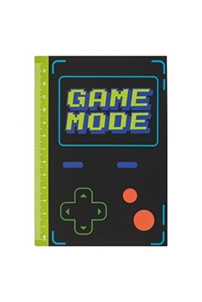 OEM Carnetel Notite A6 Negru Verge cu Rigla "Game Mode"" - 40F"