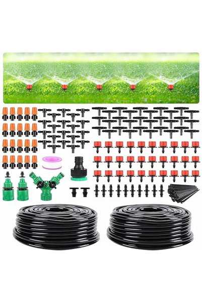 Generic Automatic Micro Drip Irrigation Kit – 100FT/30M Water-Saving System f...