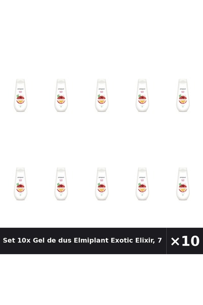 ELMIPLANT Set 10x Gel de dus Exotic Elixir, 750 ml