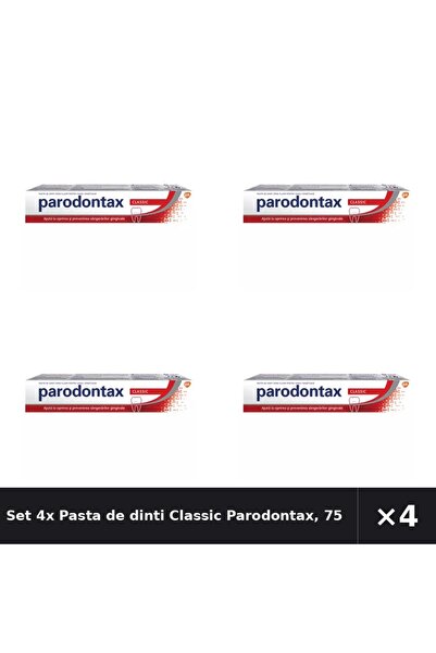Parodontax Set 4x Pastă de dinți Classic Parodontax, 75 ml